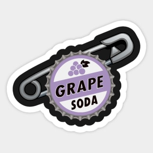 Grape Soda Pin Sticker